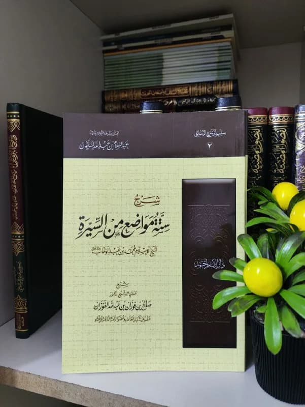 غلاف شرح ستة مواضع من السيرة