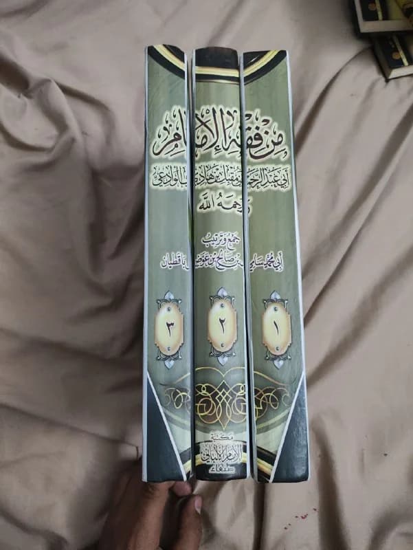 غلاف من فقه الإمام الوادعي